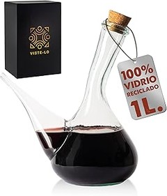 Guía para seleccionar el decantador de cristal ideal para vino tinto