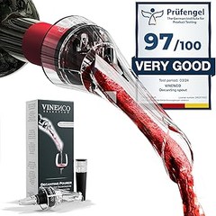 Entiende qué es un aireador con soporte para servir vino