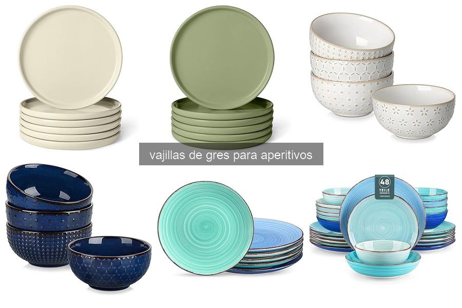 Cómo cuidar y mantener vajillas de gres para aperitivos