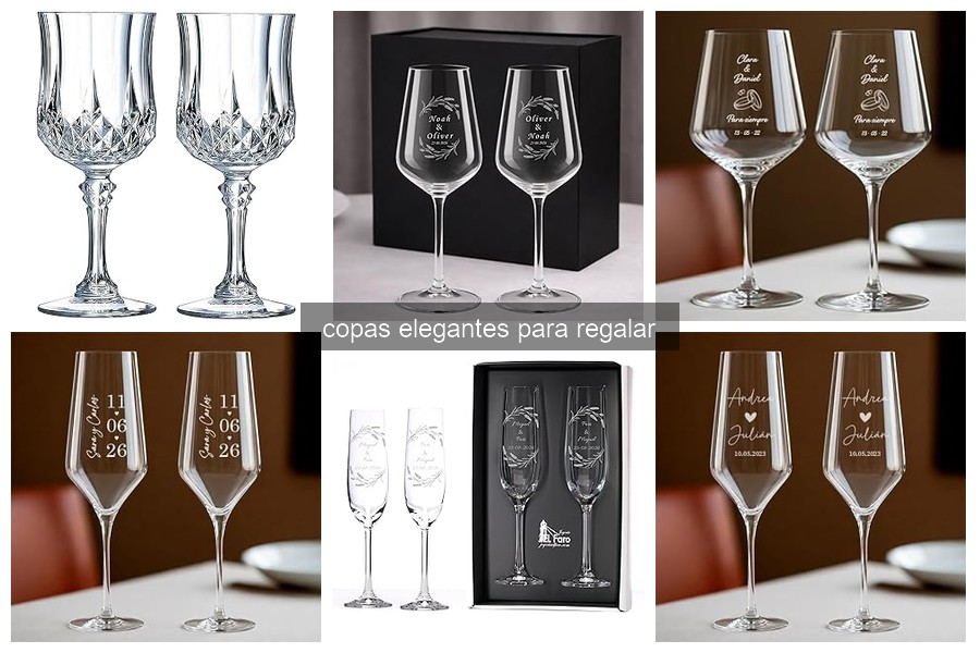 Cómo elegir copas elegantes según la bebida: guía de compra