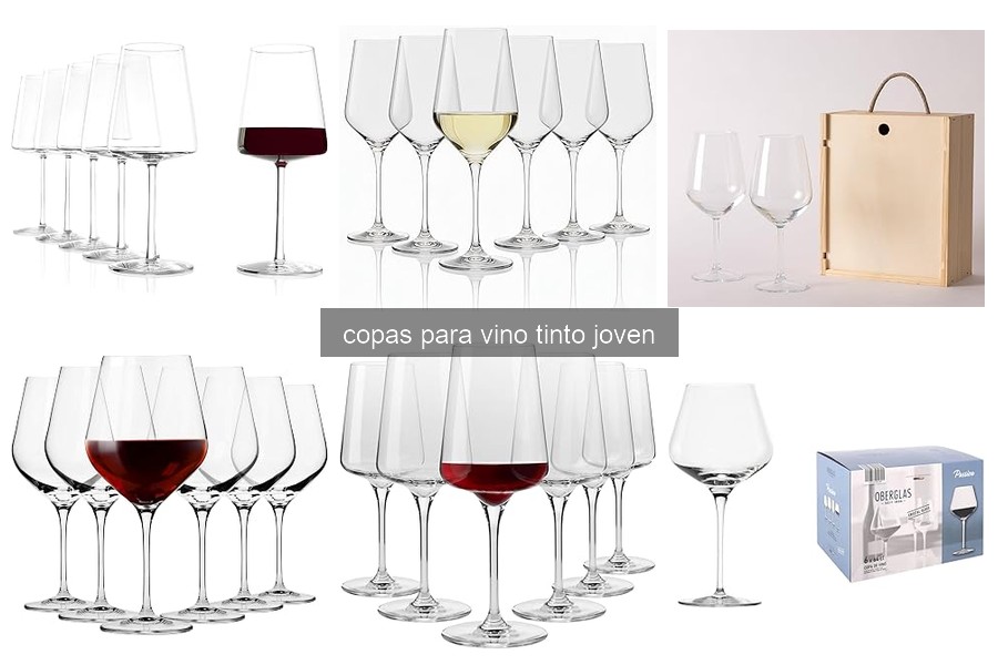 Cómo elegir copas para vino tinto joven: guía de compra