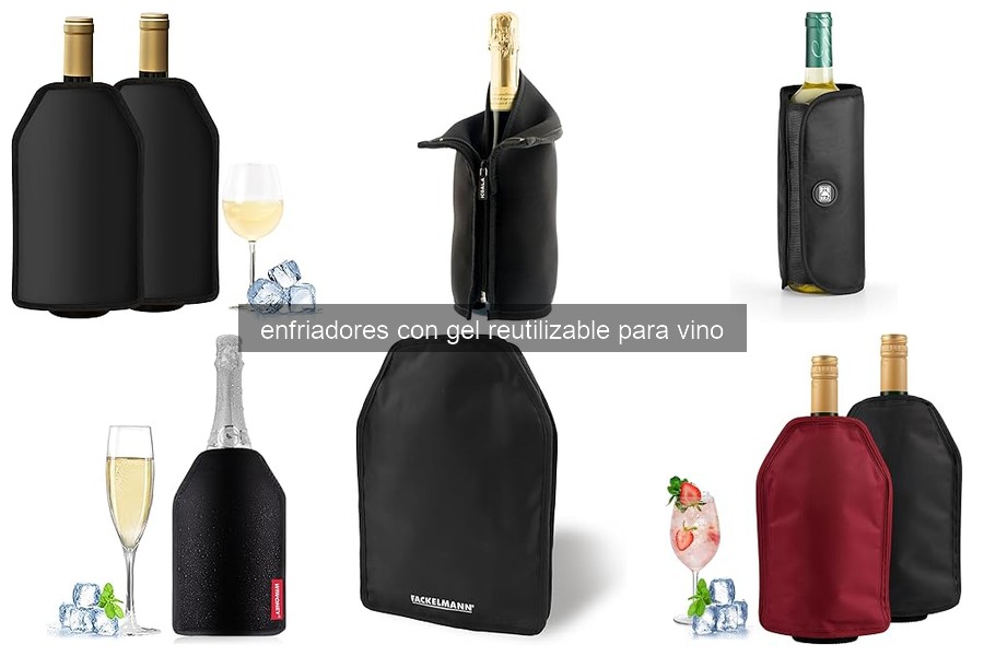Cómo elegir el mejor enfriador con gel para vino en 2026