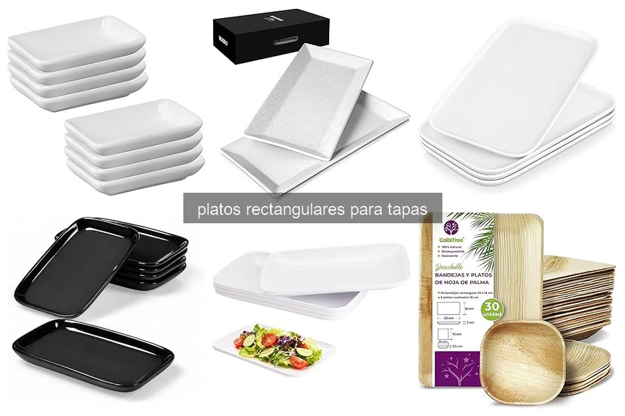 Cómo elegir el plato rectángulo ideal para tapas en casa