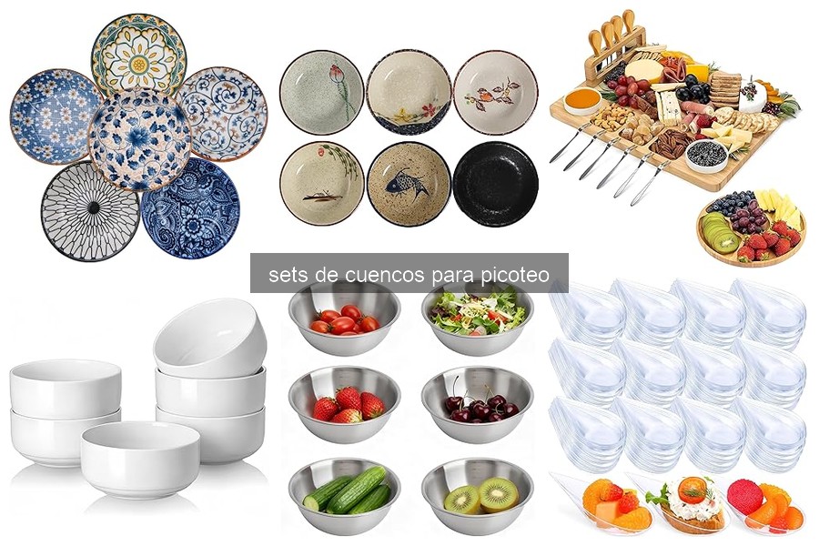 Cómo elegir el set de cuencos ideal para picoteo en casa