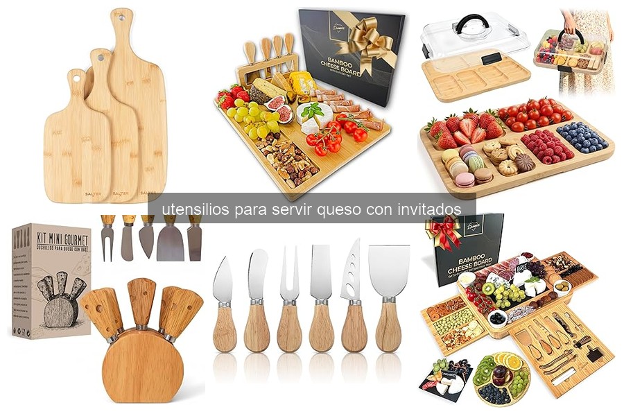 Cómo elegir utensilios para servir queso según el tipo