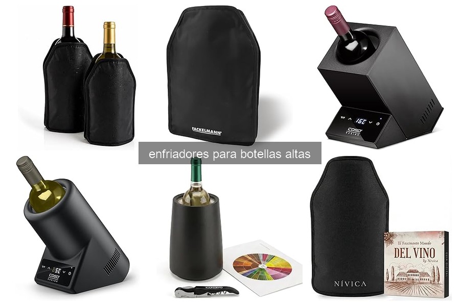Cómo usar correctamente un enfriador para botellas altas
