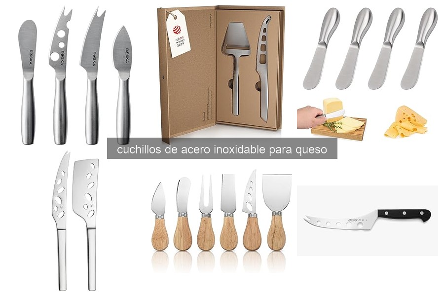 Cómo usar cuchillos de acero inoxidable para queso correctamente