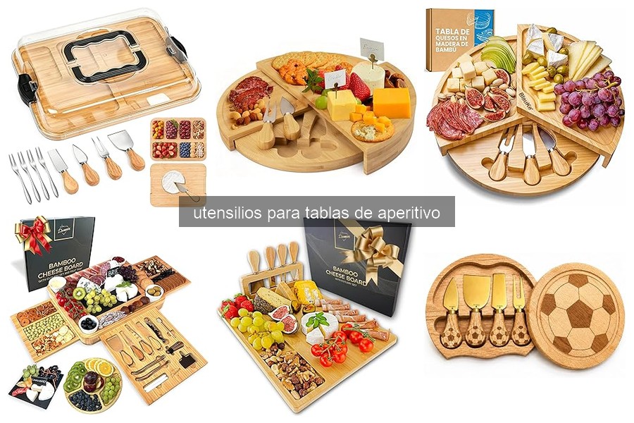Cómo usar utensilios para tablas de aperitivo efectivamente