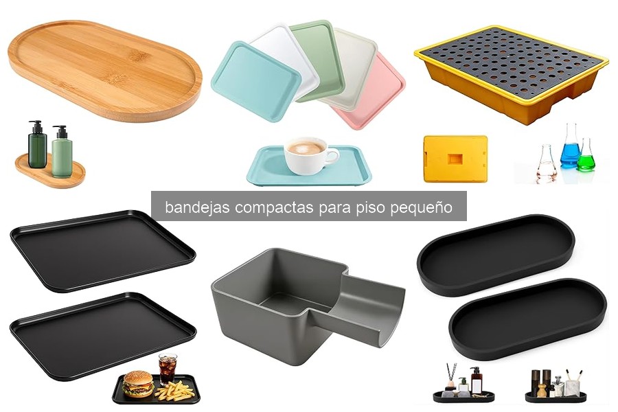 Comparativa de bandejas compactas para pisos pequeños