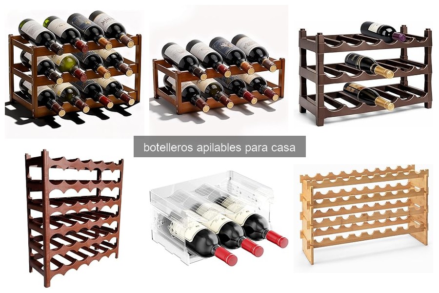 Comparativa de los Mejores Botelleros Apilables para Casa