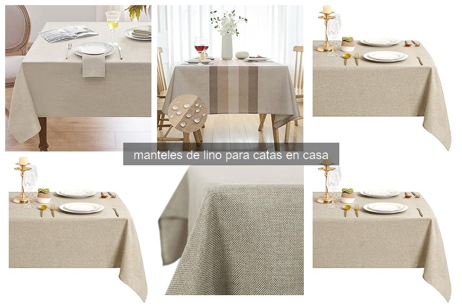Comparativa de los Mejores Manteles de Lino para Catas en Casa