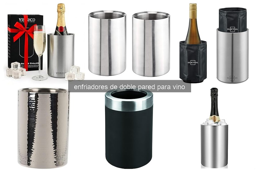 Comparativa de Mejores Enfriadores de Doble Pared para Vino 2026