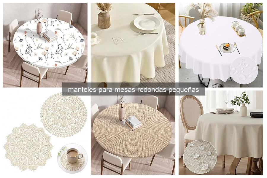 Cuidados y Mantenimiento de Manteles Redondos Pequeños