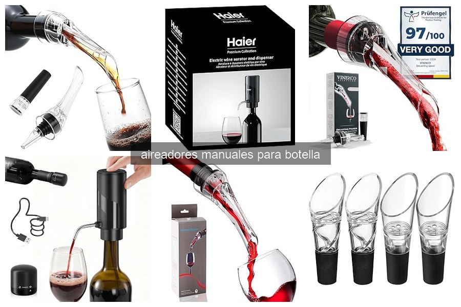 Errores comunes al usar aireadores manuales para botella