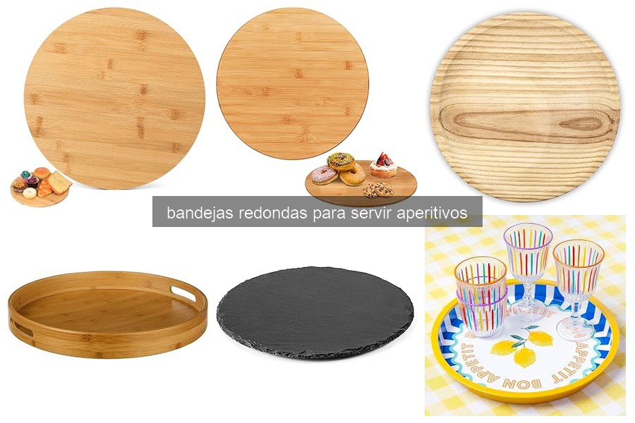 Errores comunes al usar bandejas redondas para aperitivos