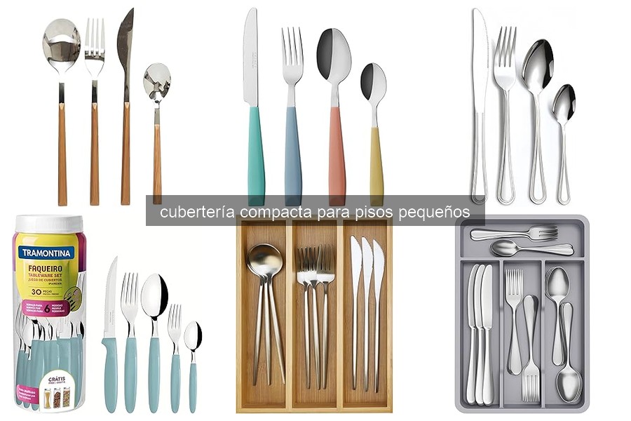 Guía de compra de cubertería compacta para espacios pequeños