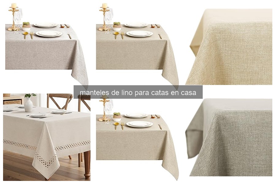 Guía para elegir el mantel de lino perfecto para catas en casa
