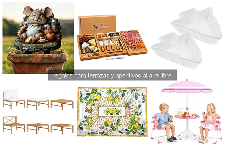 Ideas de regalos creativos para terrazas y aperitivos al aire libre