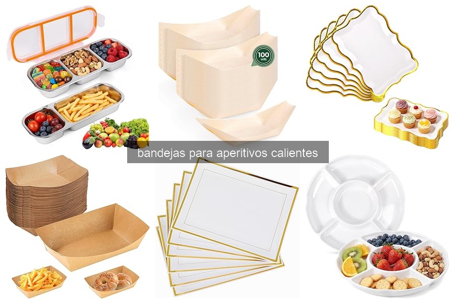 Mejores bandejas para aperitivos calientes en 2026