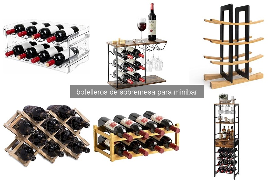 Mejores botelleros de sobremesa para minibar en 2026
