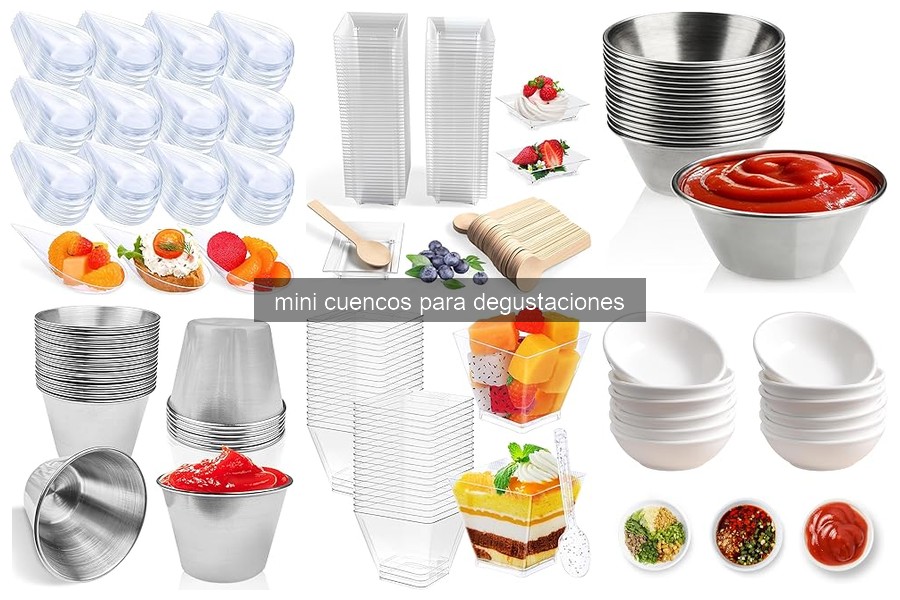 Mejores mini cuencos para degustaciones en casa (2026)