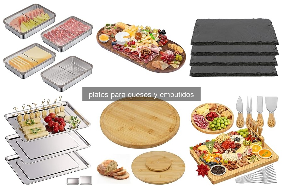 Mejores platos para quesos y embutidos en 2026