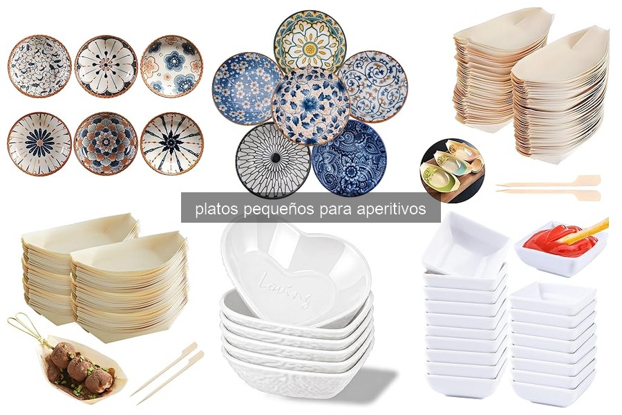 Mejores Platos Pequeños para Aperitivos: Comparativa 2026