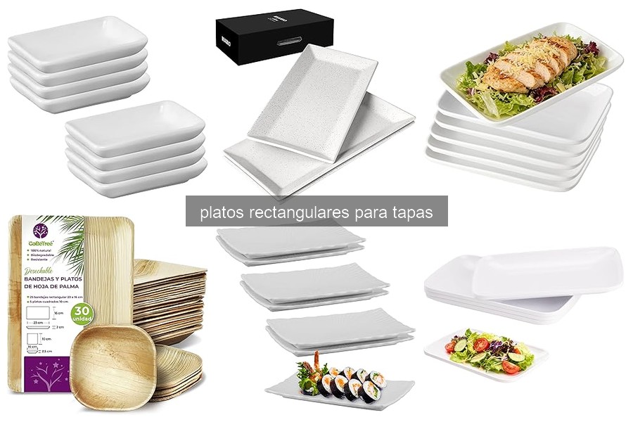 Mejores Platos Rectangulares para Tapas en 2026