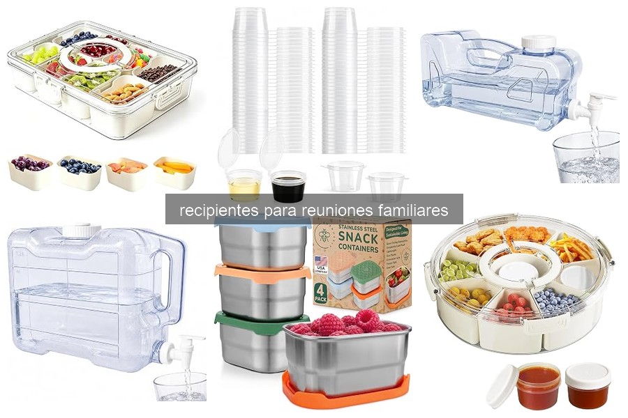 Mejores recipientes para reuniones familiares en 2026