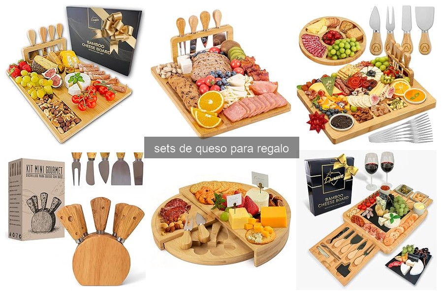 Mejores sets de queso para regalar en 2023: comparativa
