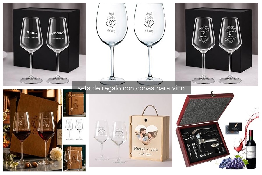 Mejores sets de regalo con copas para vino en 2026