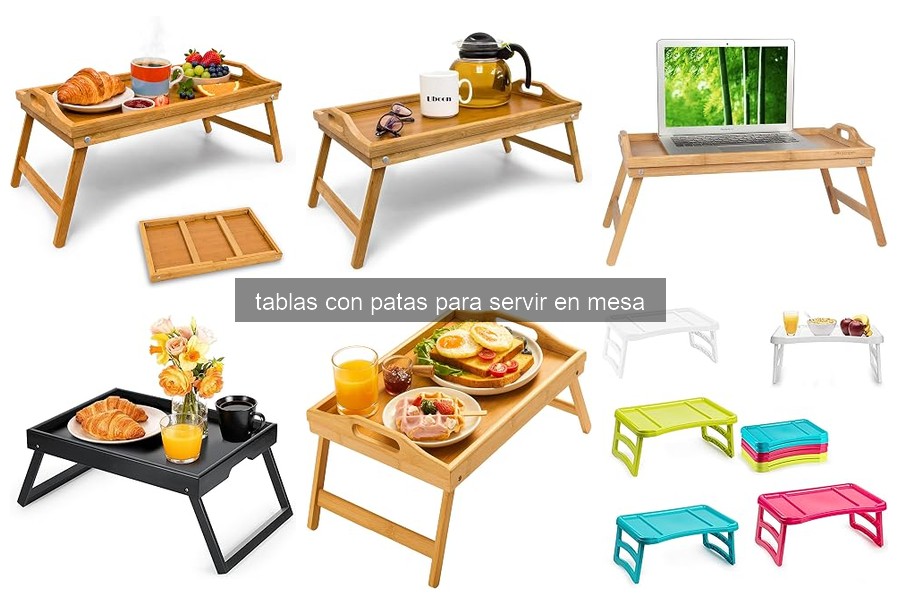 Mejores tablas con patas para aperitivos en casa en 2026