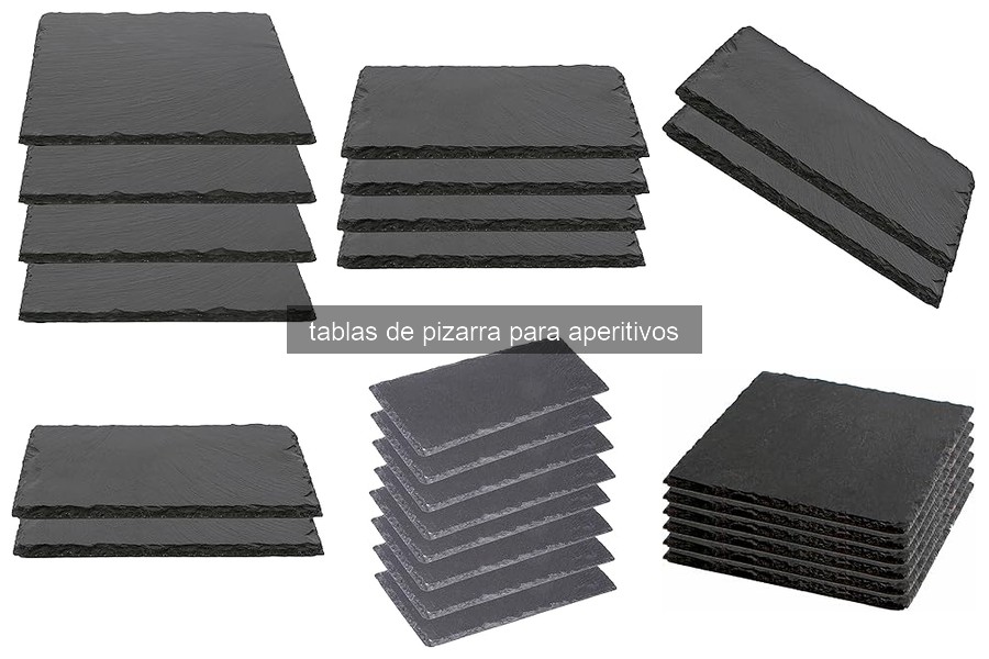 Mejores tablas de pizarra para aperitivos en 2026