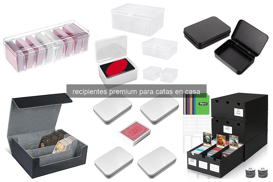 Problemas comunes al usar recipientes premium para catas
