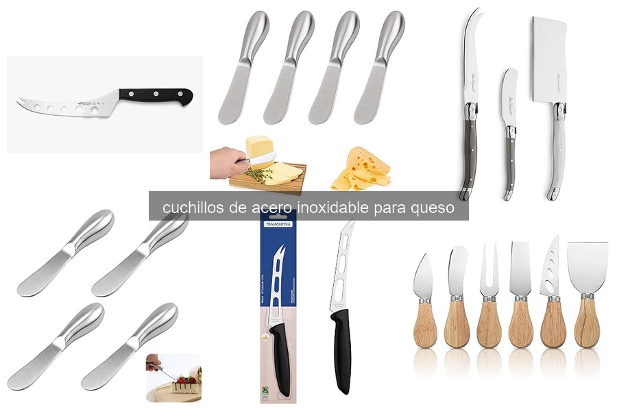 Problemas comunes con cuchillos de acero inoxidable para queso