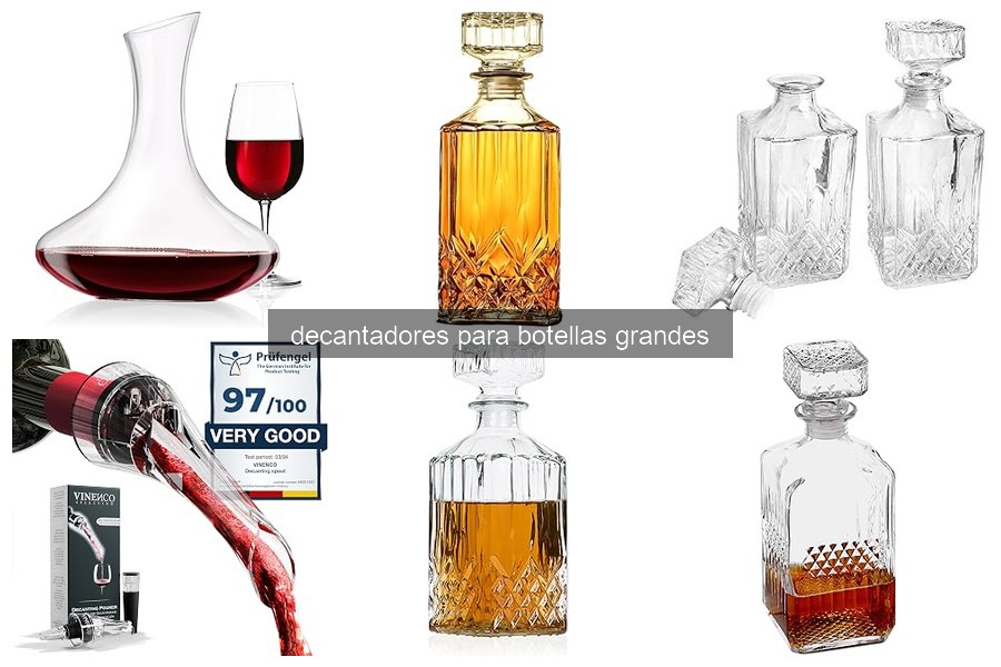 ¿Qué es un decantador para botellas grandes y para qué sirve?