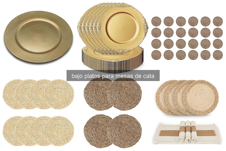 ¿Qué son los bajo platos y para qué se utilizan?
