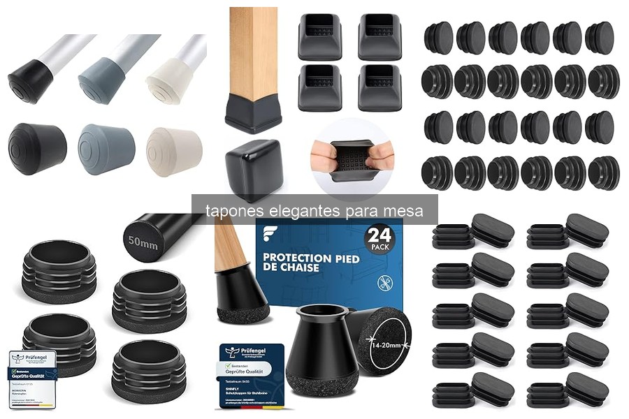 Soluciona problemas comunes con tapones elegantes para mesa