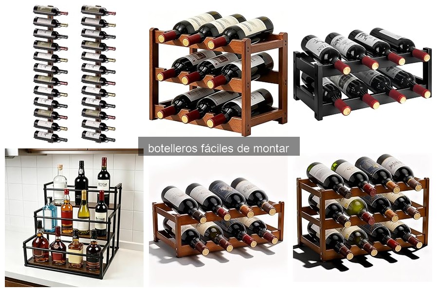 Solucionando problemas comunes con botelleros fáciles de montar