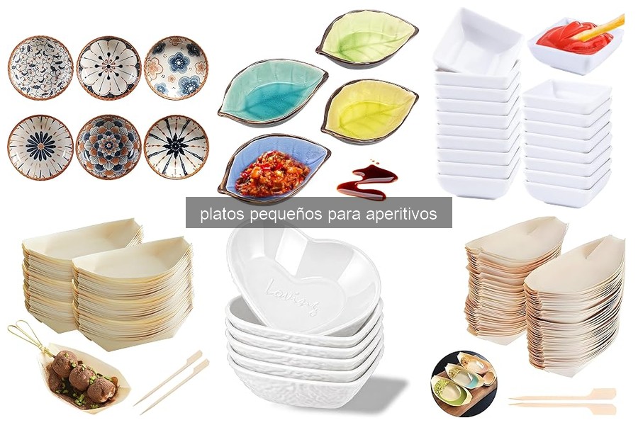 Soluciones a Problemas Comunes con Platos Pequeños para Aperitivos
