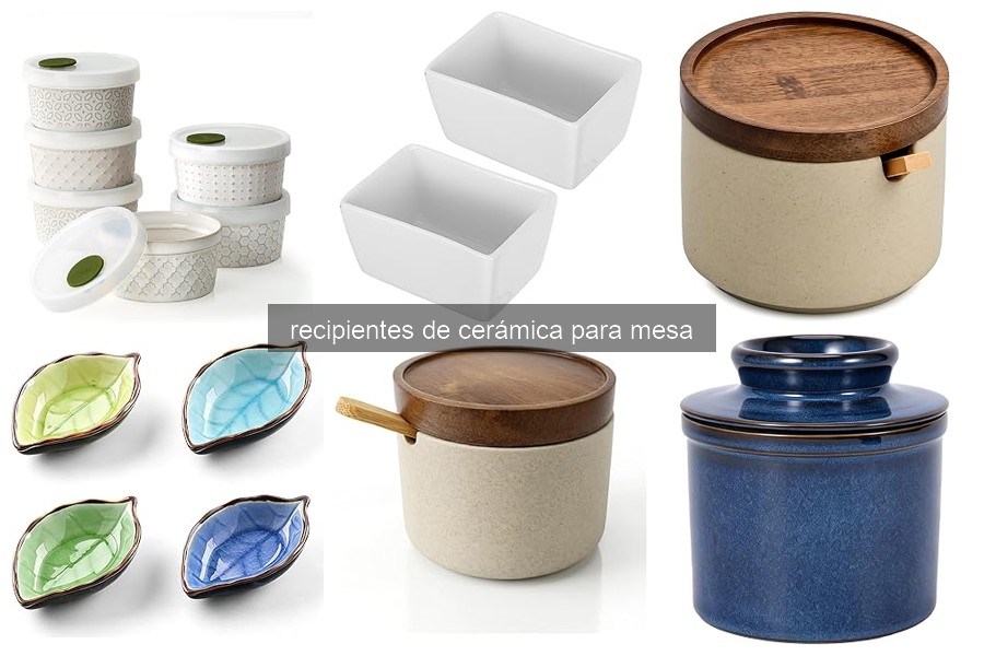 Tipos de recipientes de cerámica para mesa: ventajas y usos
